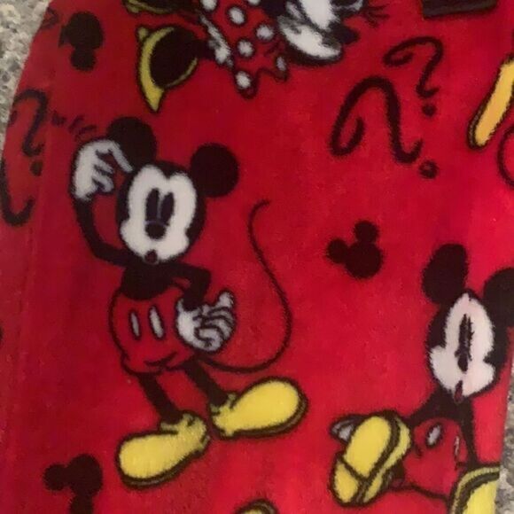 Disney‎ Fleece Mickey & Minnie PJ Pants Sz S - Picture 8 of 14